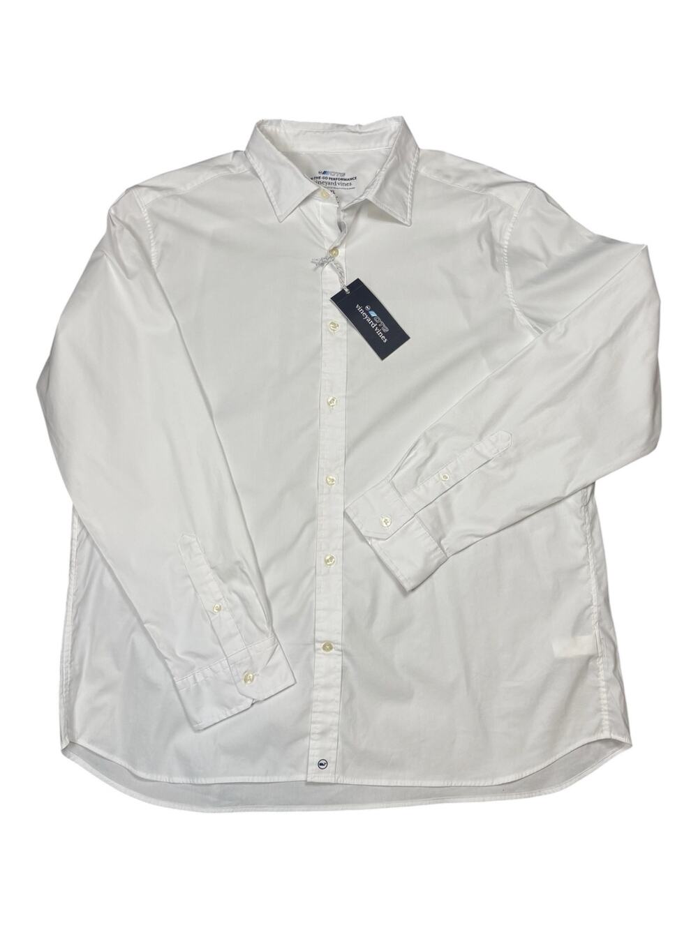 NWT Vineyard Vines On-the-go Performance Brrr Long Sleeve Button Shirt Men's XL